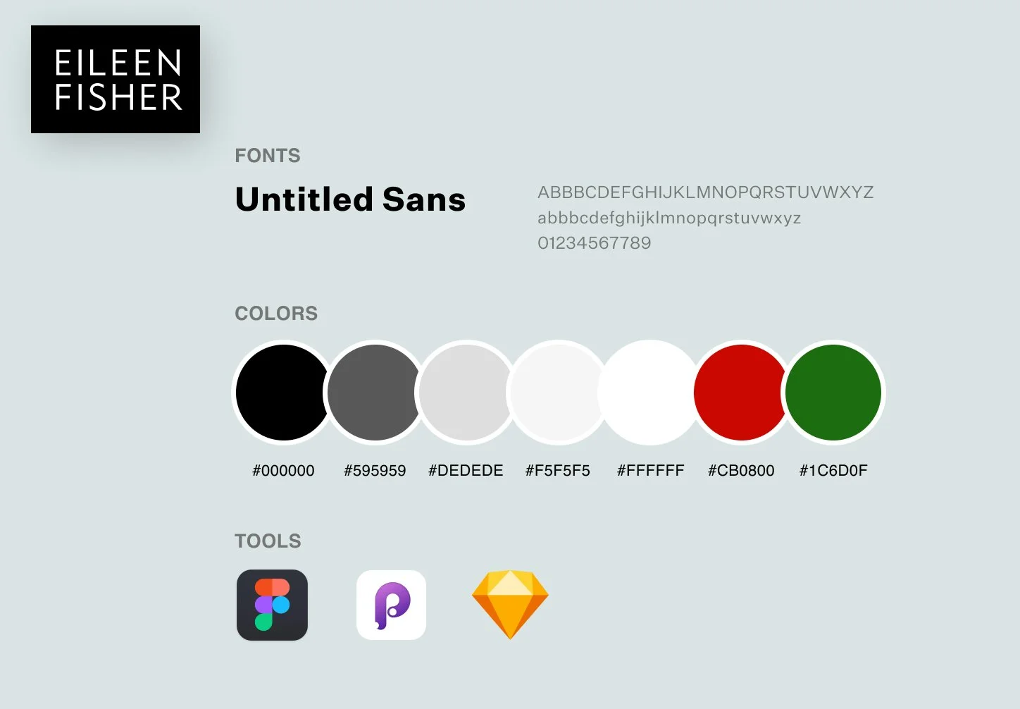 EILEEN FISHER site redesign project guidelines
