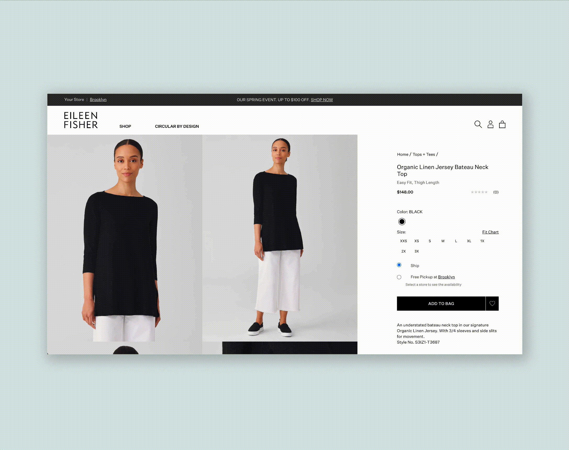 Animated prototype of the fully redesigned Product Details Page