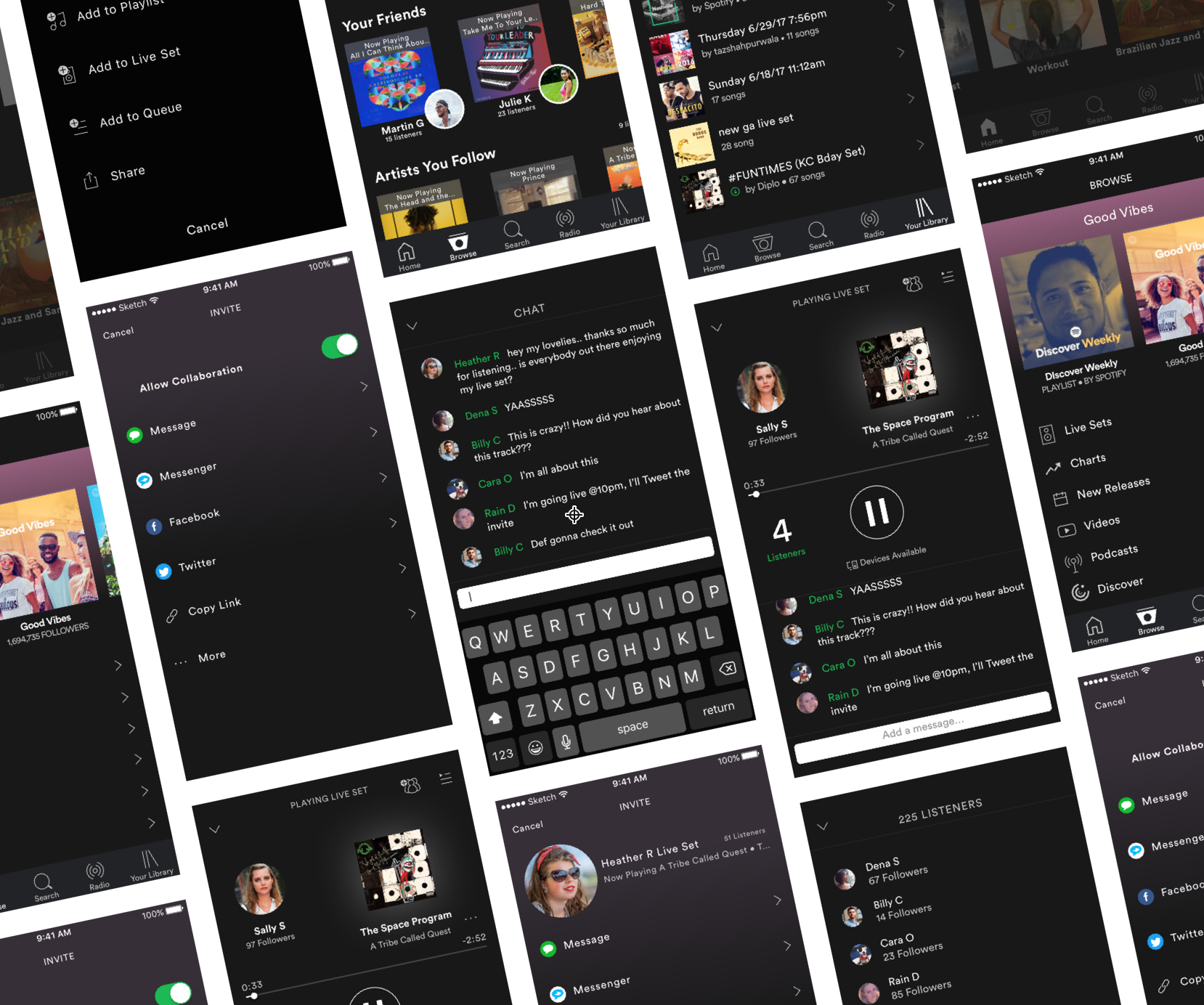Spotify Live Set Feature — project hero